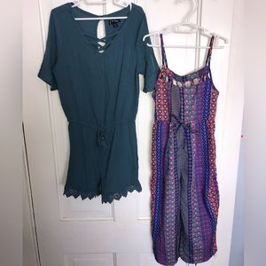Romper and jumper size 7